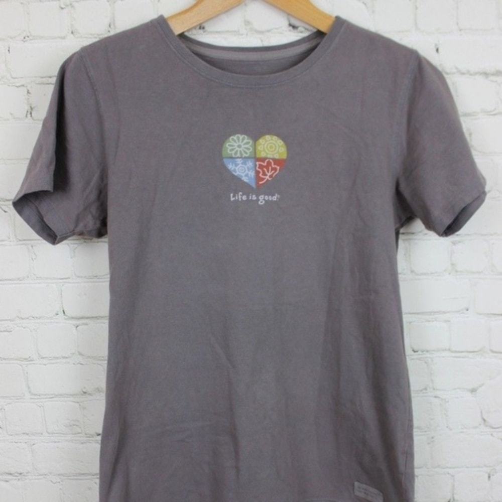 Life is Good Brown Shirt 4 seasons